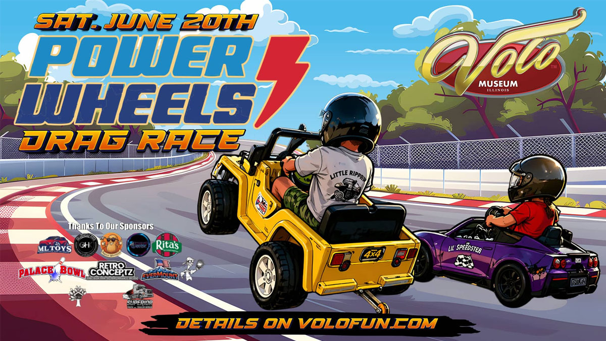 Power Wheels Drag Race Father's Day Weekend at Volo Museum
